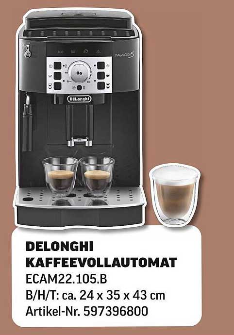 DELONGHI KAFFEEVOLLAUTOMAT ECAM22.105.B