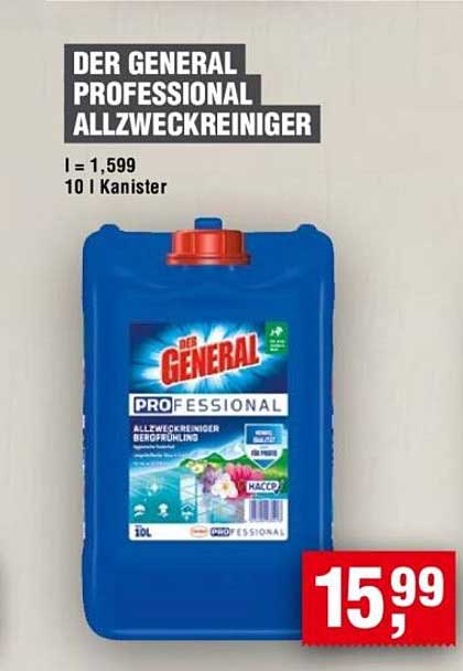DER GENERAL PROFESSIONAL ALLZWECKREINIGER