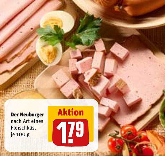 Der Neuburger nach Art eines Fleischkäse, je 100 g