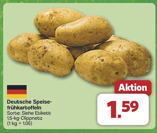 Deutsche Speisefrühkartoffeln