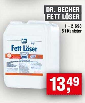 DR. BECHER FETT LÖSER