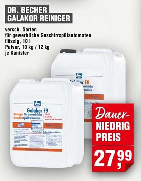 Dr. Becher Galakor Reiniger