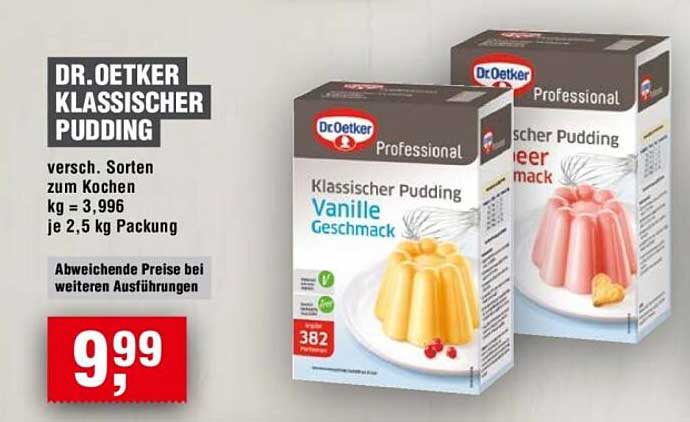 DR. OETKER KLASSISCHER PUDDING