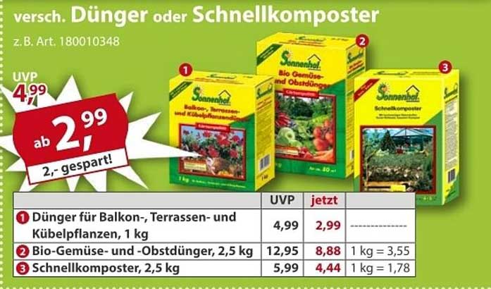 Dünger für Balkon-, Terrassen- und Kübelpflanzen, 1 kg
