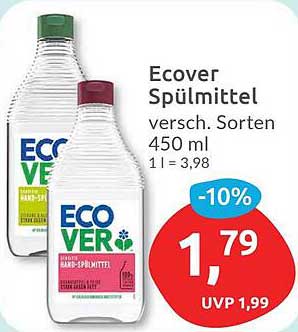 Ecover Spülmittel verschiedene Sorten 450 ml