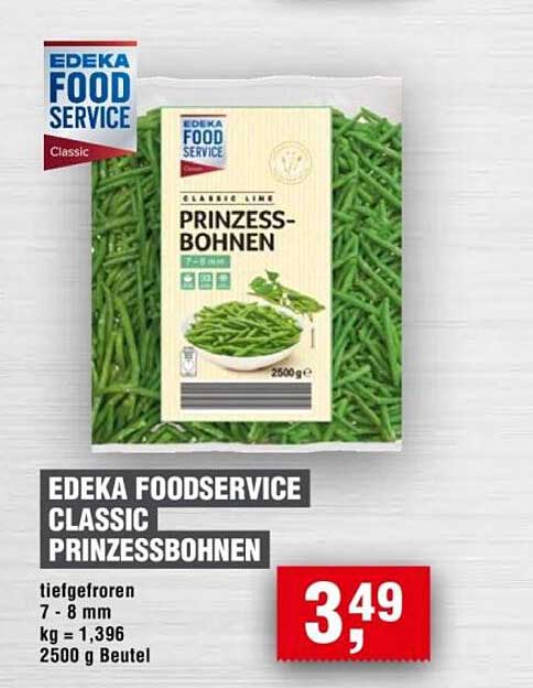 EDEKA FOODSERVICE CLASSIC PRINZESSBOHNEN 2500 g