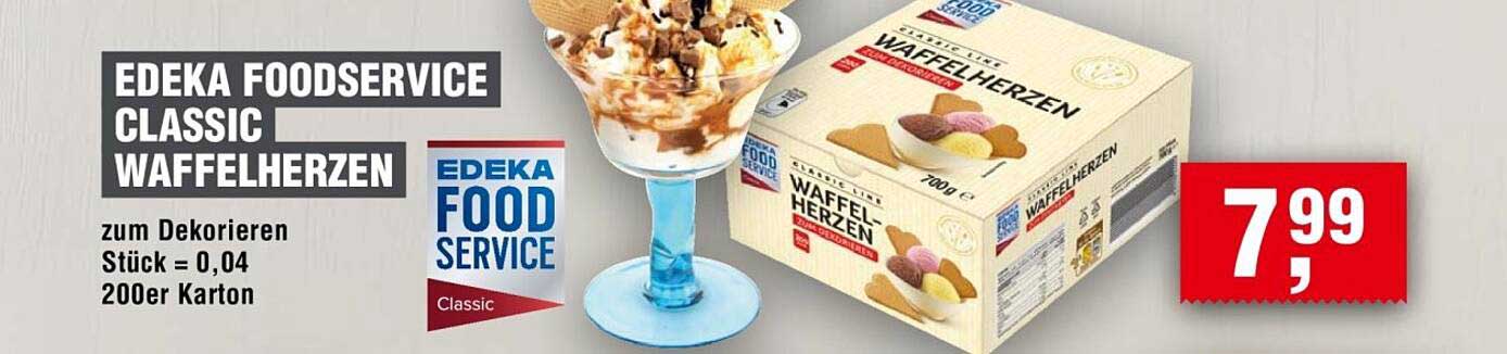 EDEKA FOODSERVICE CLASSIC WAFFELHERZEN