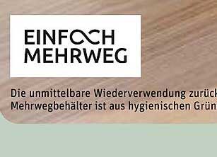 Einfach Mehrweg – Umweltfreundlicher Mehrwegbehälter