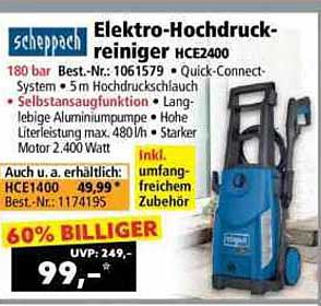 Elektro-Hochdruckreiniger HCE2400