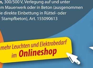 Elektroinstallationsmaterial für vielseitige Anwendungen