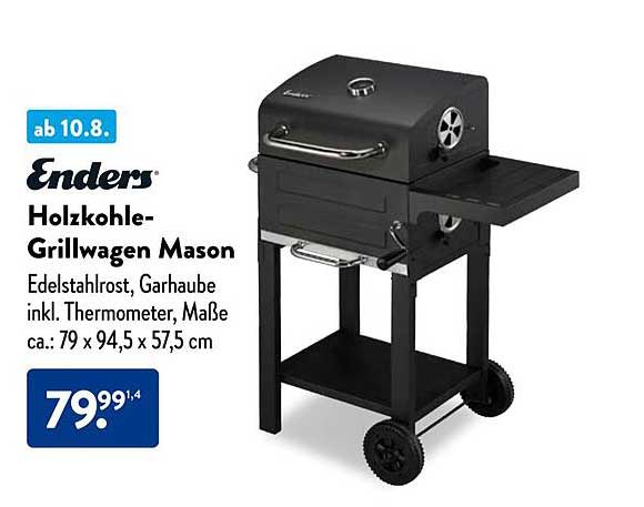 Enders Holzkohle-Grillwagen Mason
