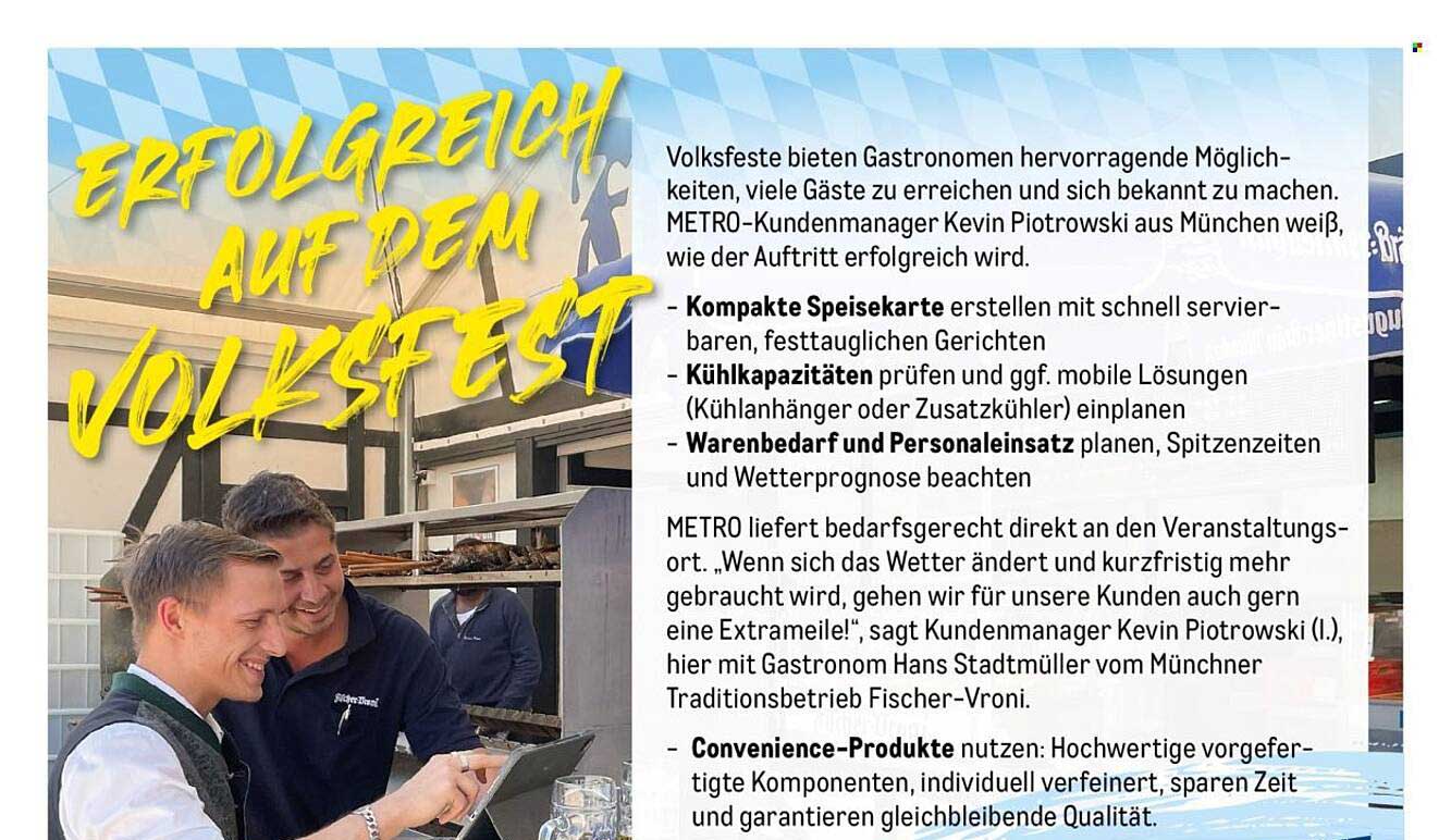 Erfolgreich auf dem Volksfest
