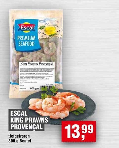 ESCAL KING PRAWNS PROVENCAL - 800 g Beutel