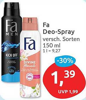 Fa Deo-Spray verschiedene Sorten 150 ml