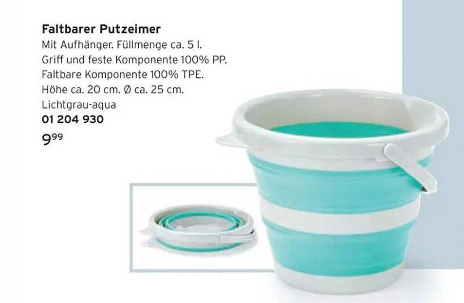 Faltbarer Putzeimer