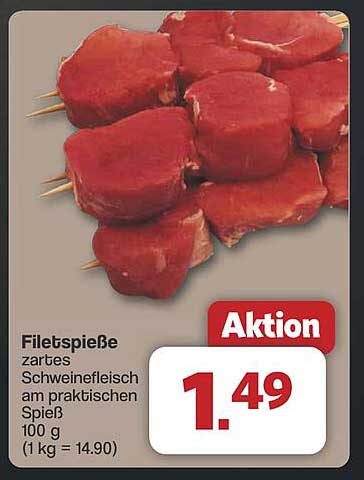 Filetspieße – zartes Schweinefleisch am praktischen Spieß