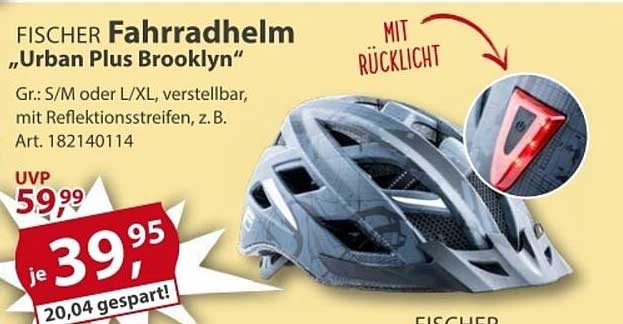 FISCHER Fahrradhelm "Urban Plus Brooklyn"