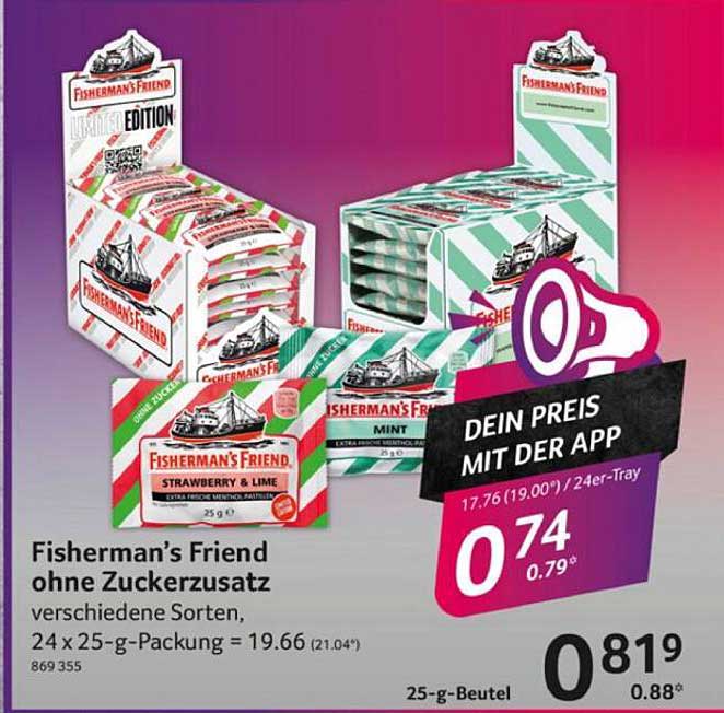 Fisherman's Friend ohne Zuckerzusatz - verschiedene Sorten