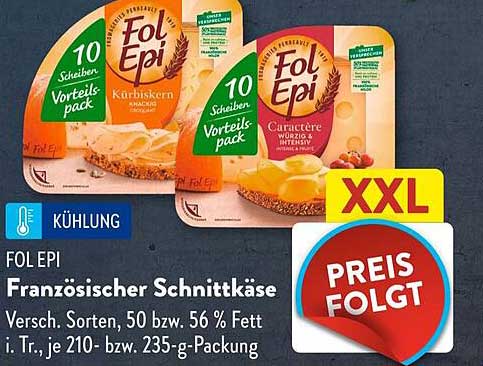 FOL EPI Französischer Schnittkäse - Verschiedene Sorten