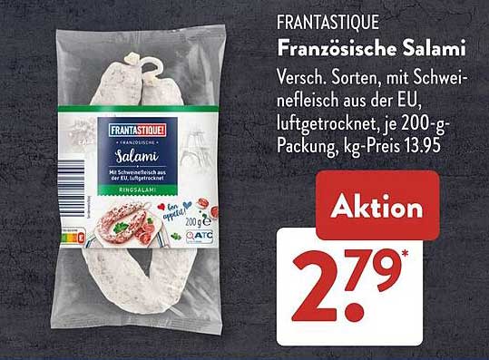 FRANTASTIQUE Französische Salami - 200 g Packung
