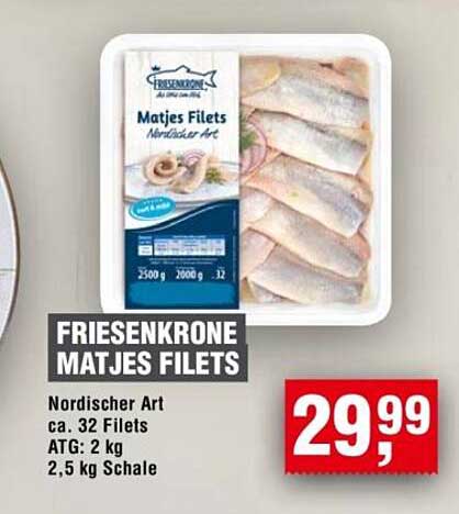 Friesenkrone Matjes Filets Nordischer Art