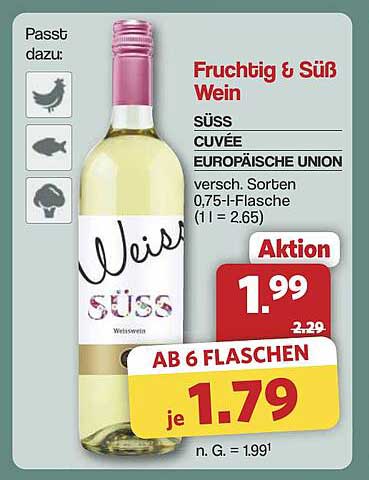 Fruchtig & Süß Wein - Cuvée aus der Europäischen Union