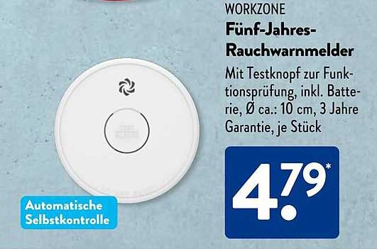 Fünf-Jahres-Rauchwarnmelder