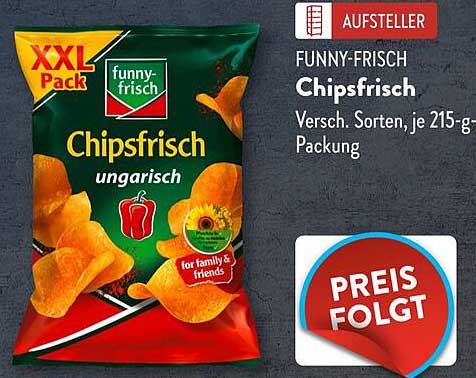 Funny-Frisch Chipsfrisch - Ungarisch 215 g XXL Pack