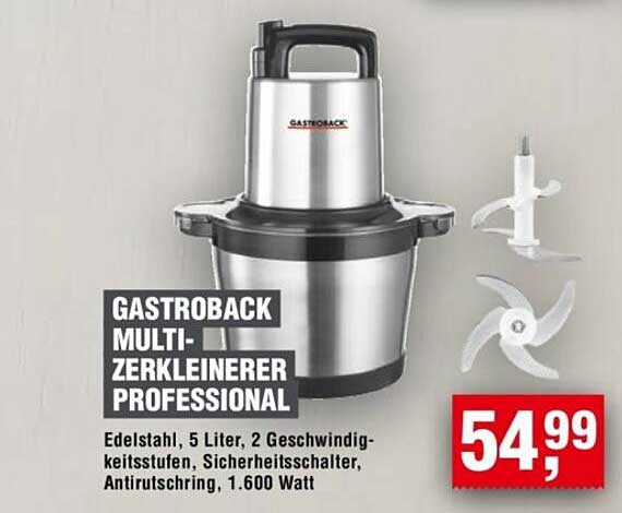 GASTROBACK MULTI-ZERKLEINERER PROFESSIONAL