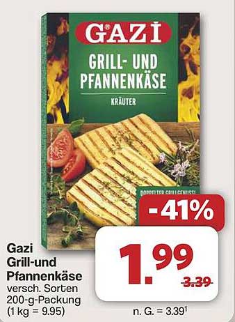 Gazi Grill- und Pfannenkäse Kräuter