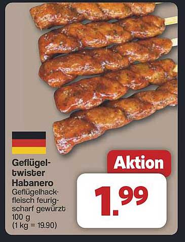 Geflügeltwister Habanero - feurig scharf gewürzt