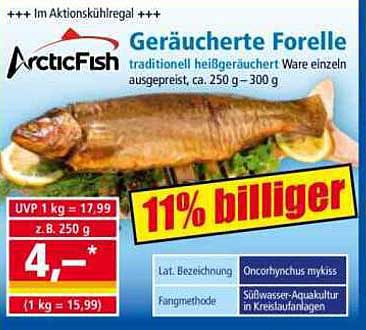 Geräucherte Forelle von ArcticFish - 11% günstiger