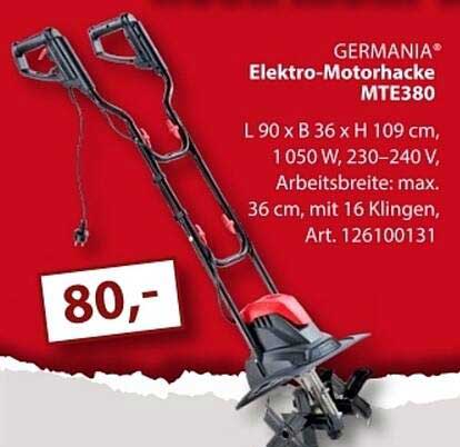 GERMANIA Elektro-Motorhacke MTE380