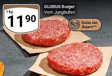 GLOBUS Burger vom Jungbullen