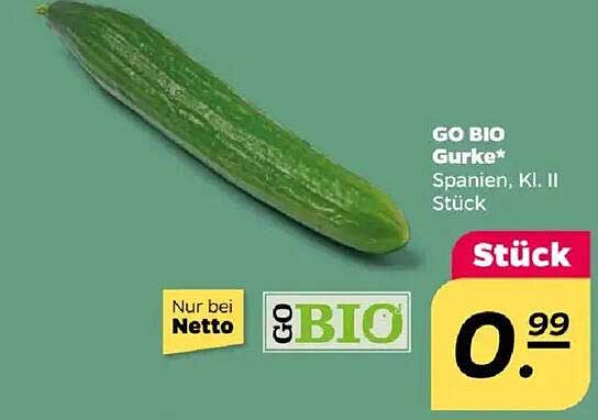 GO BIO Gurke* Spanien, Kl. II Stück