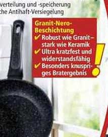 Granit-Nero-Beschichtung Pfanne