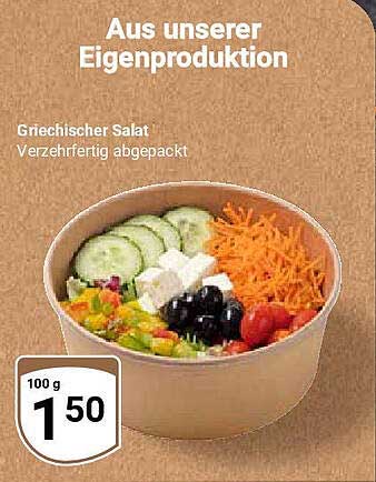 Griechischer Salat - Fertig zum Genießen