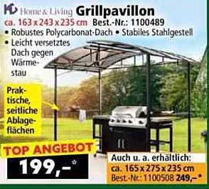 Grillpavillon Home & Living - das perfekte Zubehör für Ihren Garten