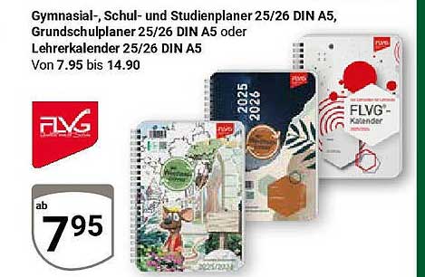 Gymnasial-, Schul- und Studienplaner 25/26 DIN A5, Grundschulplaner 25/26 DIN A5 oder Lehrerkalender 25/26 DIN A5