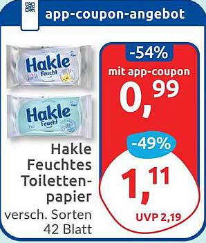 Hakle Feuchtes Toilettenpapier - verschiedene Sorten, 42 Blatt