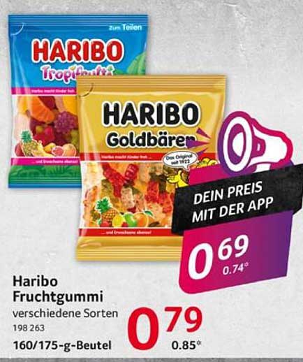Haribo Fruchtgummi verschiedene Sorten