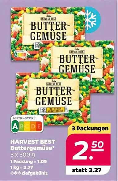 HARVEST BEST Buttergemüse 3 x 300 g