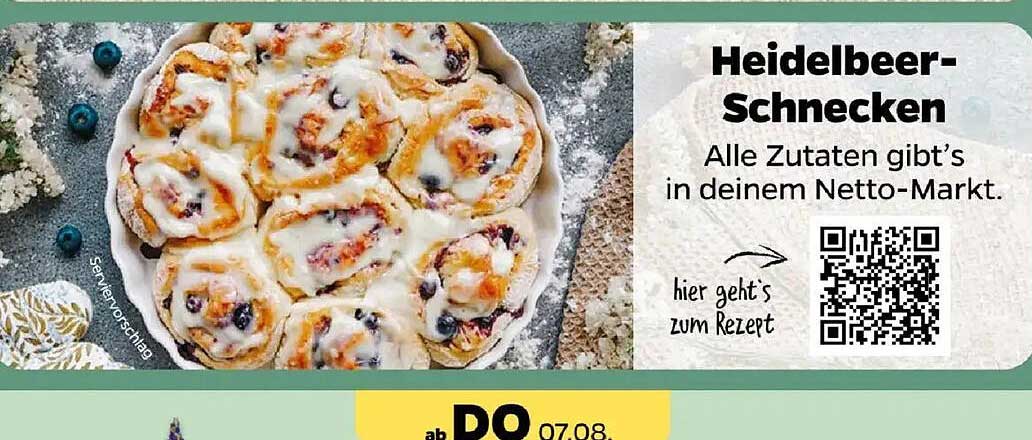 Heidelbeer-Schnecken