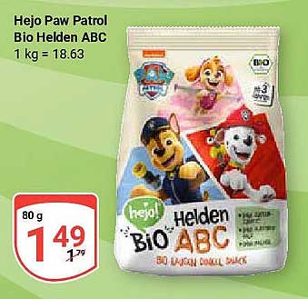 Hejo Paw Patrol Bio Helden ABC