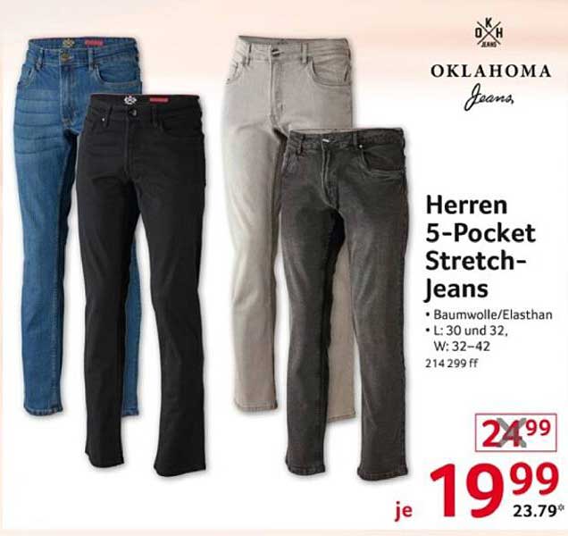 Herren 5-Pocket Stretch-Jeans