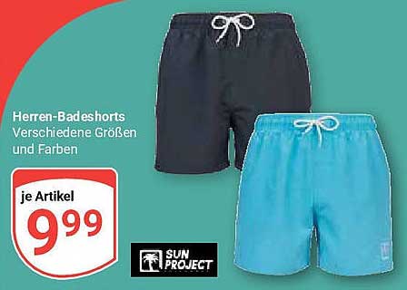 Herren-Badeshorts - Verschiedene Größen und Farben