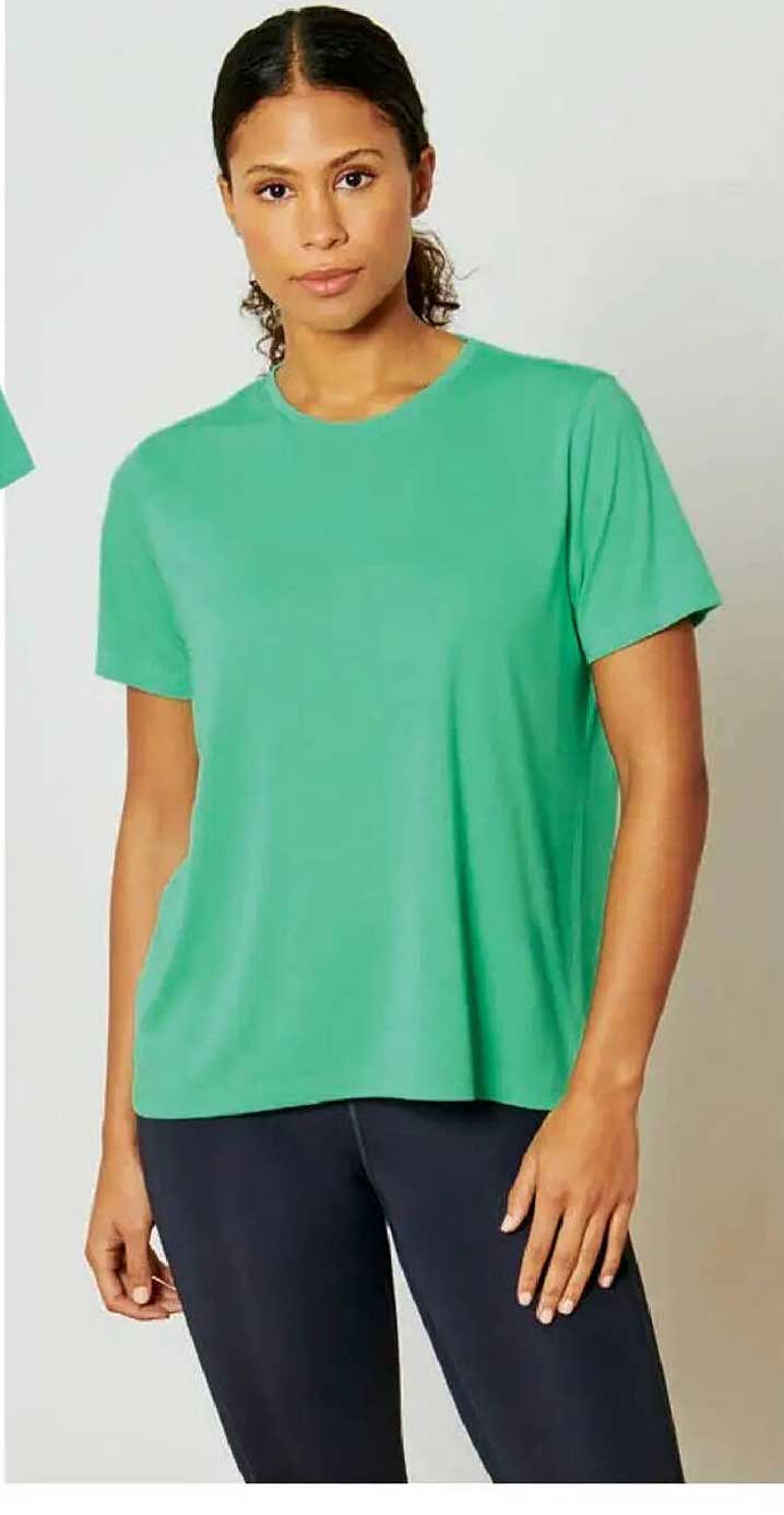 Hochwertiges T-Shirt in frischem Grün
