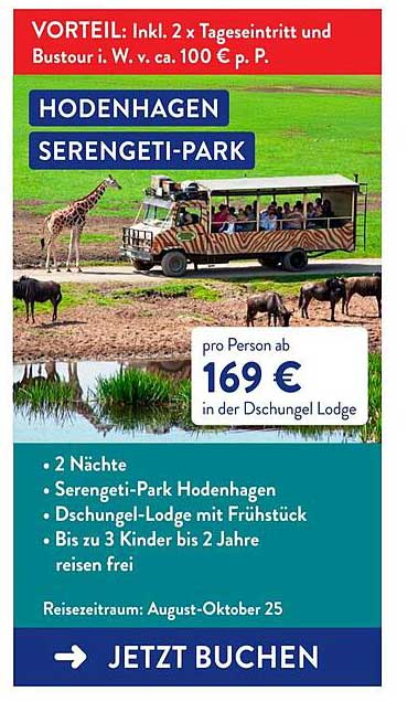 Hodenhagen Serengeti-Park – Erlebnis für die ganze Familie