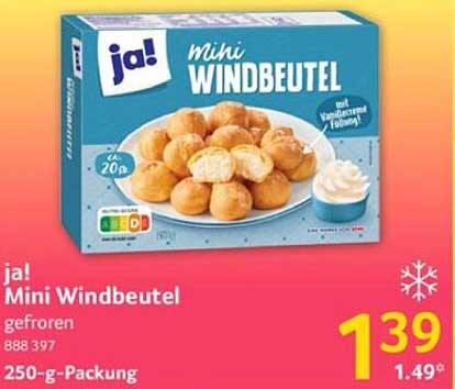 ja! Mini Windbeutel 250-g-Packung