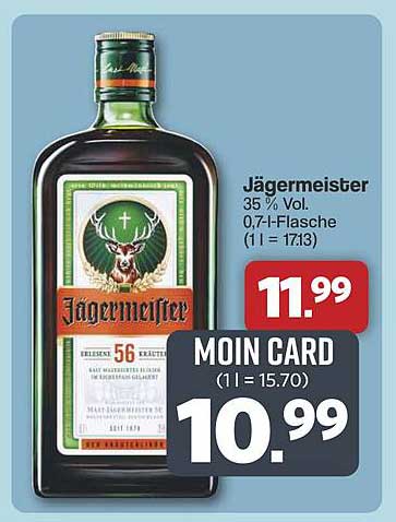 Jägermeister 35 % Vol. 0,7-l-Flasche
